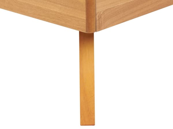 Säng Ljust Trä MDF 160 x 200 cm med Sänggavel Spjälbotten Rustik Stil Sovrum