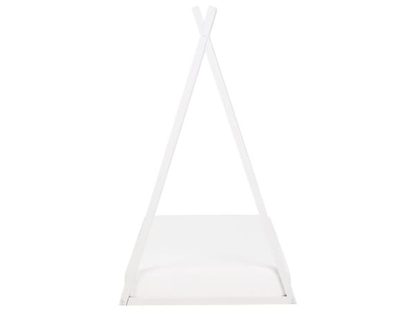 Barnhus Säng Vit Furuträ 90 x 200 cm för Småbarn Modern Barnkammare