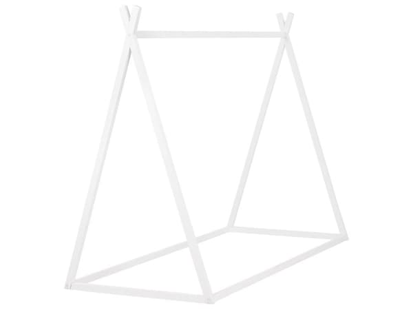 Barnhus Säng Vit Furuträ 90 x 200 cm för Småbarn Modern Barnkammare