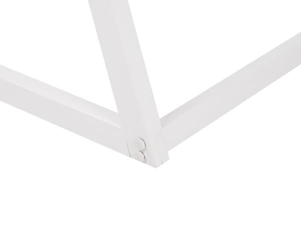 Barnhus Säng Vit Furuträ 90 x 200 cm för Småbarn Modern Barnkammare
