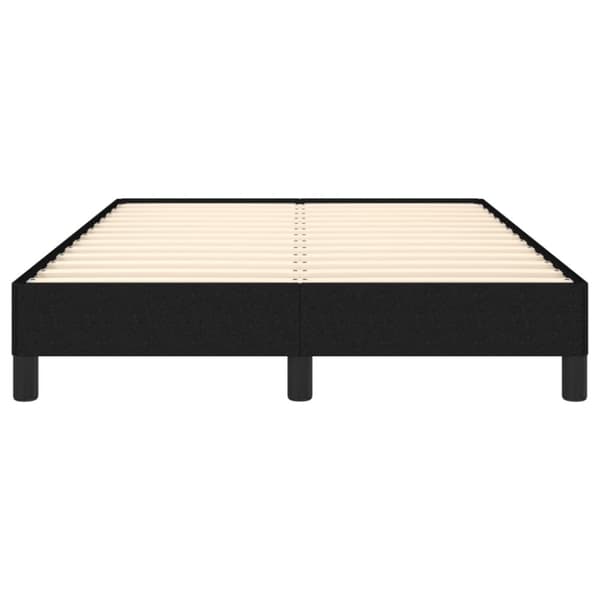 vidaXL sengeramme 120x190 cm stof sort