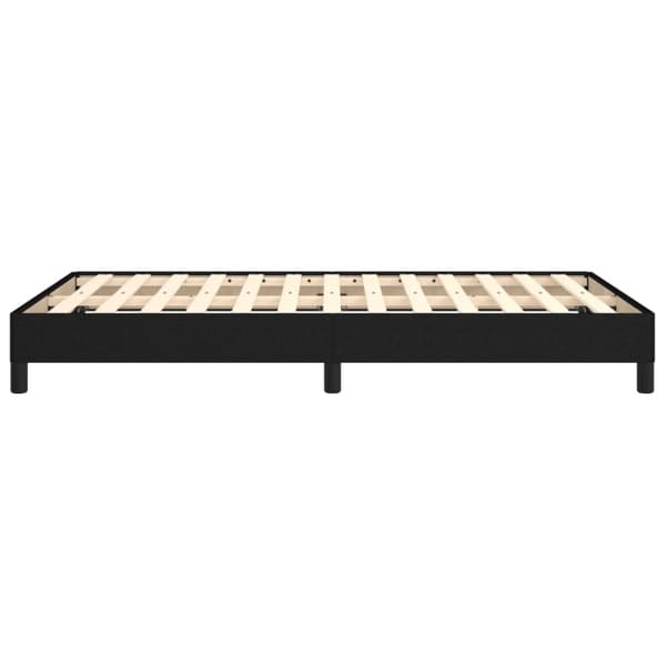 vidaXL sengeramme 120x190 cm stof sort