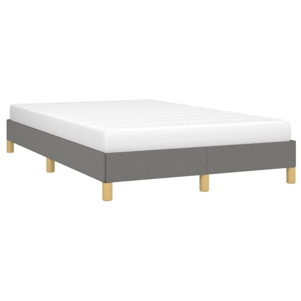 vidaXL sengeramme 120x190 cm stof mørkegrå
