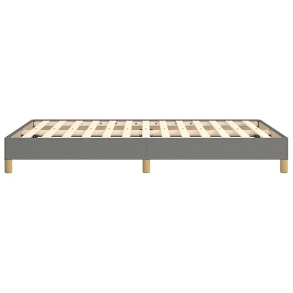 vidaXL sengeramme 120x190 cm stof mørkegrå