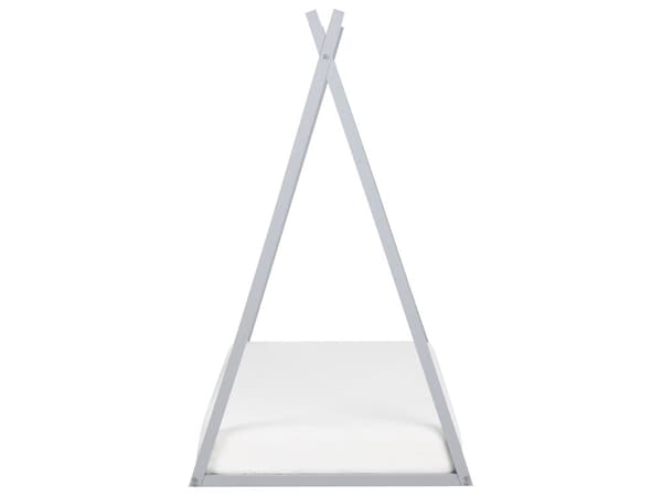 Barnhus Säng Grå Furuträ 90 x 200 cm för Småbarn Modern Barnkammare