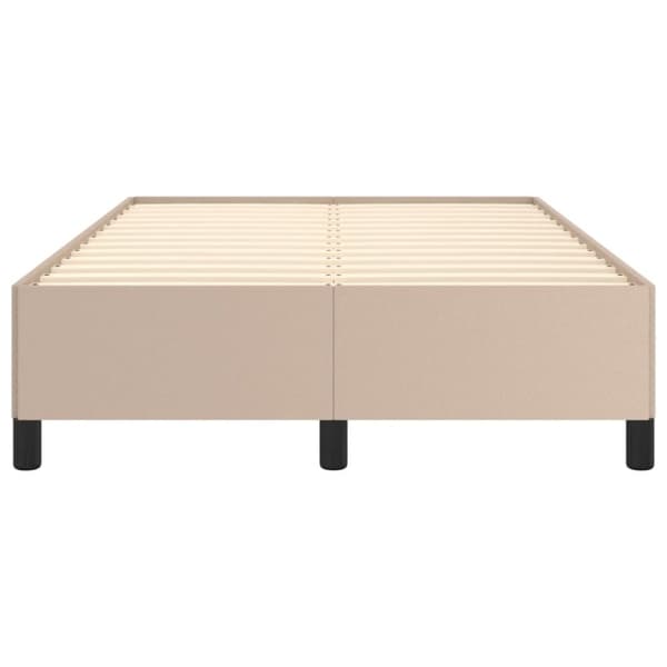 vidaXL sengeramme uden madras 120x190 cm cappuccino farvet