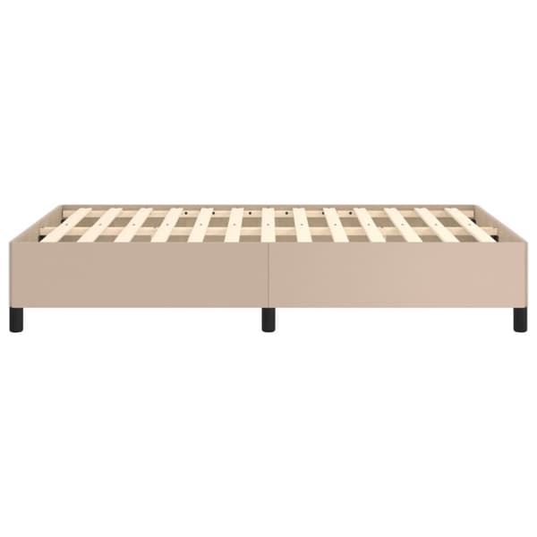 vidaXL sengeramme uden madras 120x190 cm cappuccino farvet