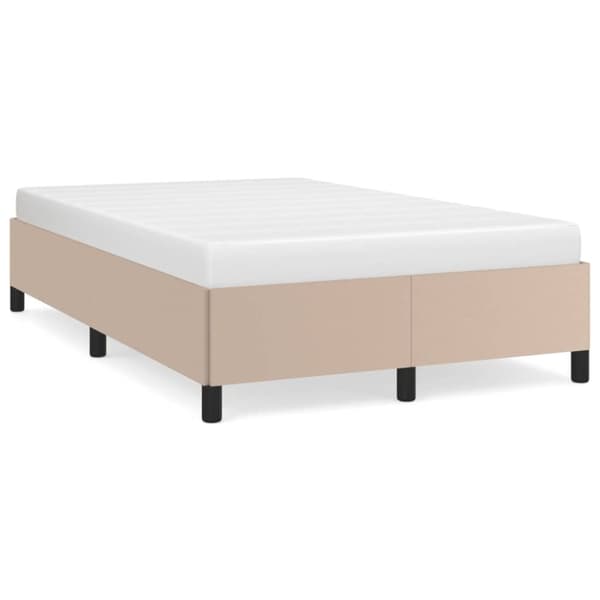 vidaXL sengeramme uden madras 120x190 cm cappuccino farvet