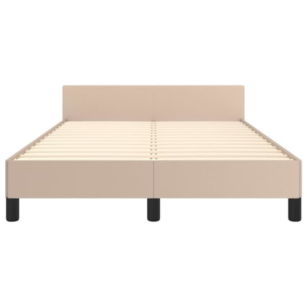 vidaXL sengeramme uden madras 120x190 cm cappuccino farvet