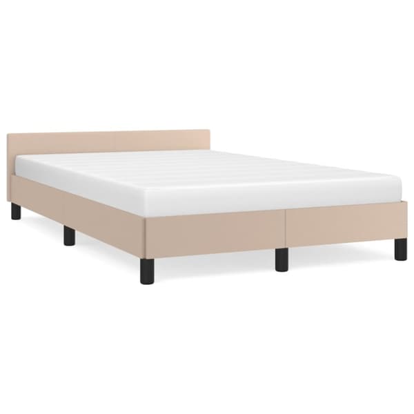 vidaXL sengeramme uden madras 120x190 cm cappuccino farvet