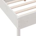 Miniatyrbilde 6 av 9: vidaXL Sengeramme uten madrass hvit 135x190 cm heltre furu