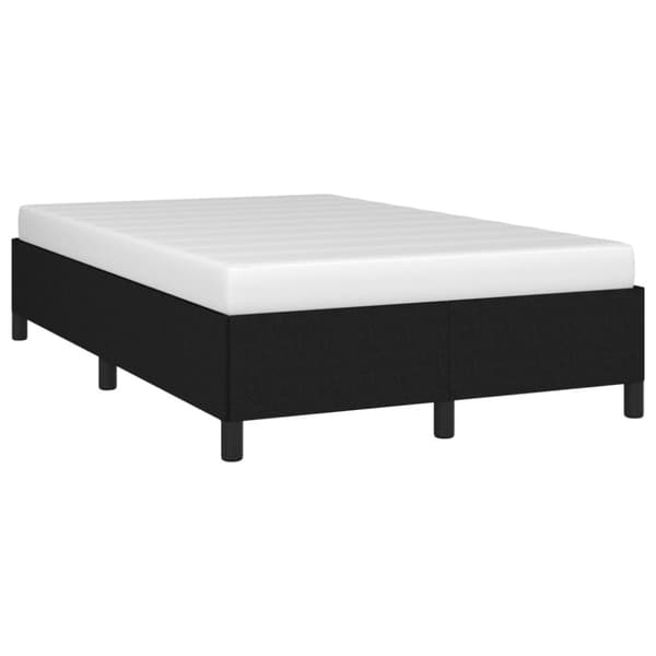 vidaXL sengeramme 120x190 cm stof sort