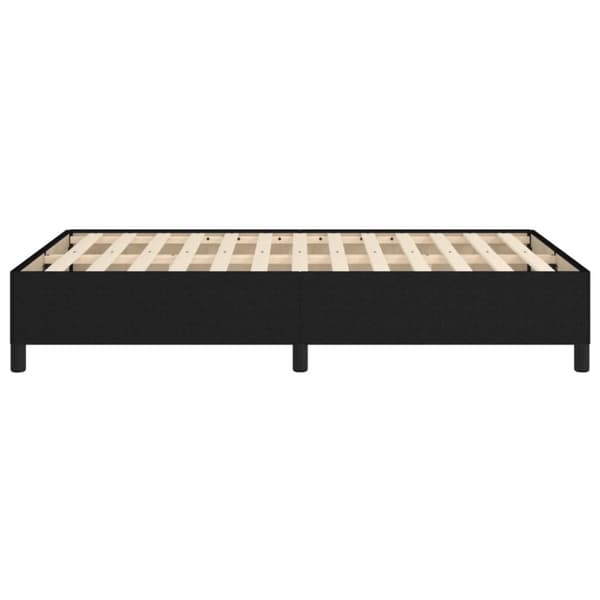 vidaXL sengeramme 120x190 cm stof sort