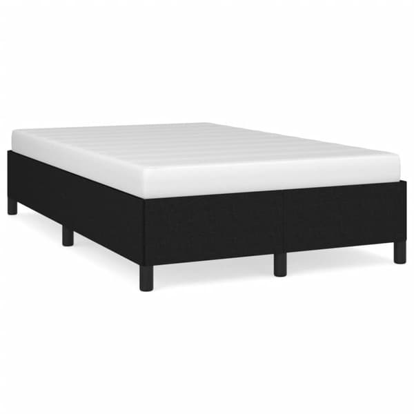 vidaXL sengeramme 120x190 cm stof sort