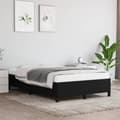 Miniatyrbillede 1 af 9: vidaXL sengeramme 120x190 cm stof sort
