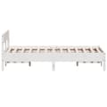 Miniatyrbilde 6 av 10: vidaXL Sengeramme uten madrass hvit 140x200 cm heltre furu