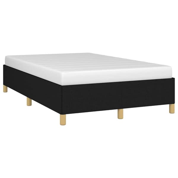 vidaXL sängram utan madrass svart 120x190 cm tyg