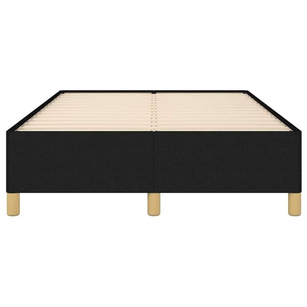 vidaXL sängram utan madrass svart 120x190 cm tyg
