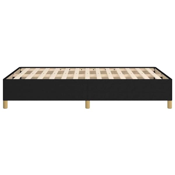 vidaXL sängram utan madrass svart 120x190 cm tyg