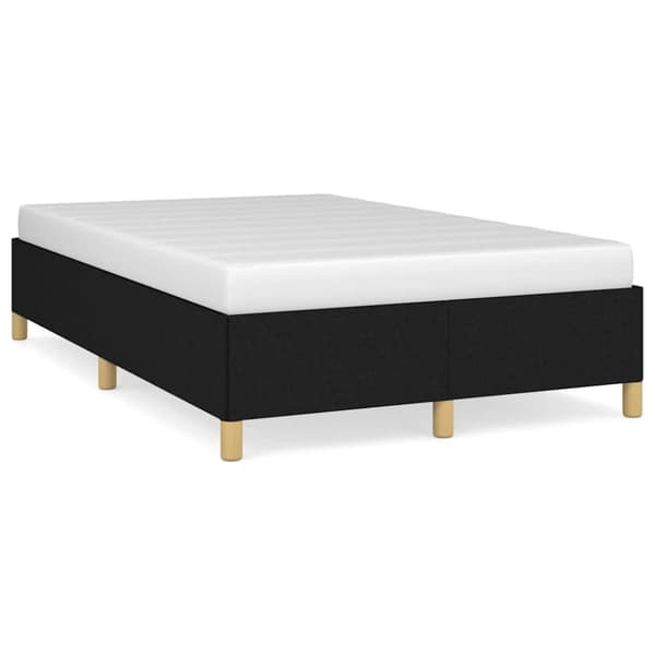 vidaXL sängram utan madrass svart 120x190 cm tyg