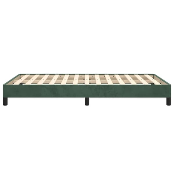vidaXL Sengeramme mørkegrå 120x190 cm fløyel