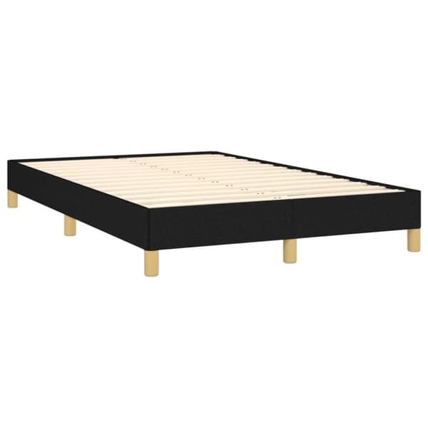 vidaXL sengeramme 120x190 cm stof sort