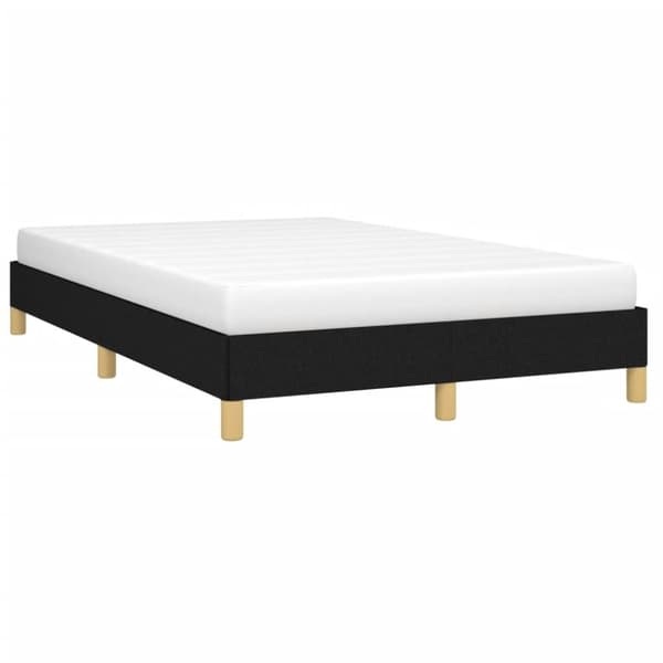 vidaXL sengeramme 120x190 cm stof sort