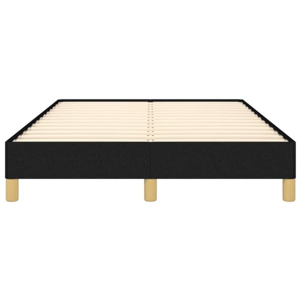 vidaXL sengeramme 120x190 cm stof sort