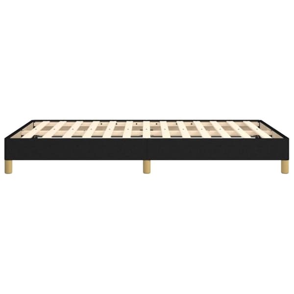 vidaXL sengeramme 120x190 cm stof sort