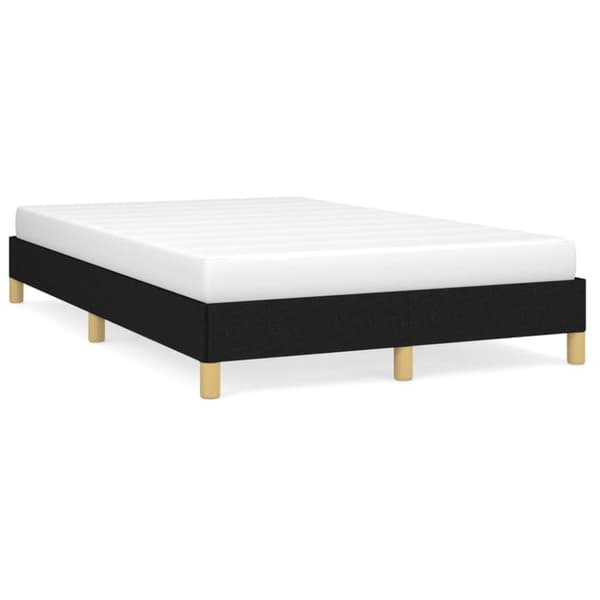 vidaXL sengeramme 120x190 cm stof sort