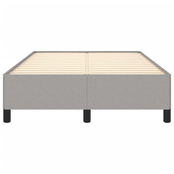 vidaXL sengeramme uden madras 120x190 cm stof enkeltseng lysegrå