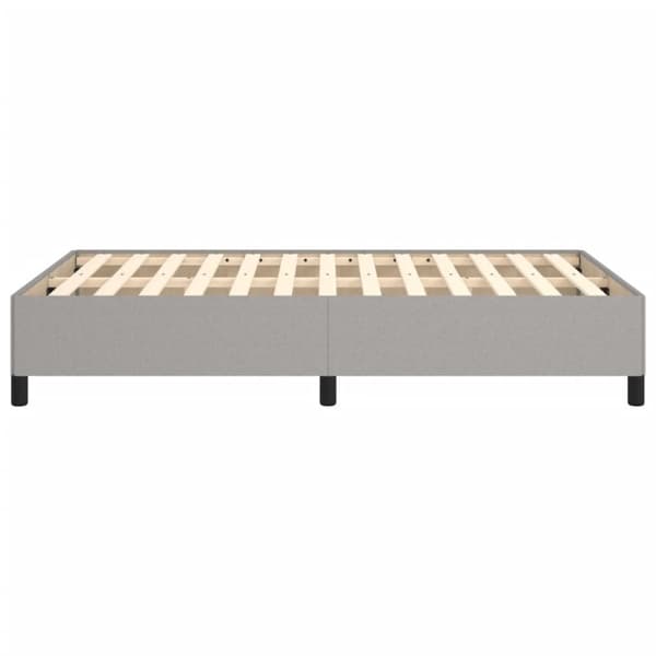 vidaXL sengeramme uden madras 120x190 cm stof enkeltseng lysegrå