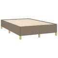 Miniatyrbillede 4 af 10: vidaXL sengeramme uden madras 120x190 cm stof gråbrun