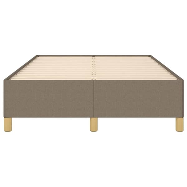 vidaXL sengeramme uden madras 120x190 cm stof gråbrun