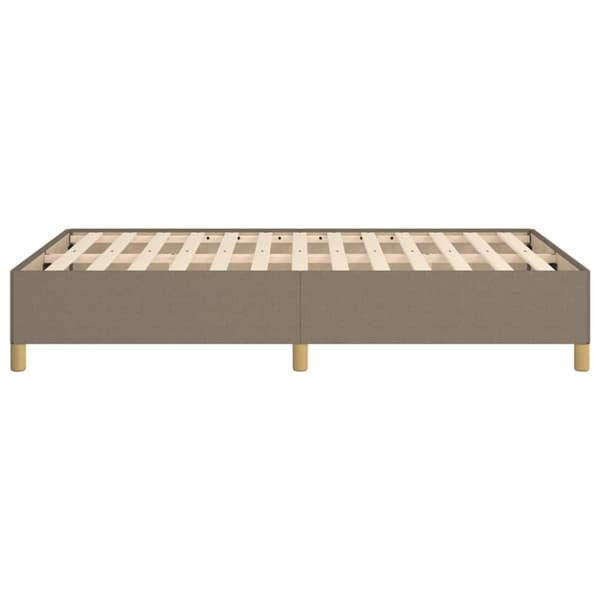 vidaXL sengeramme uden madras 120x190 cm stof gråbrun