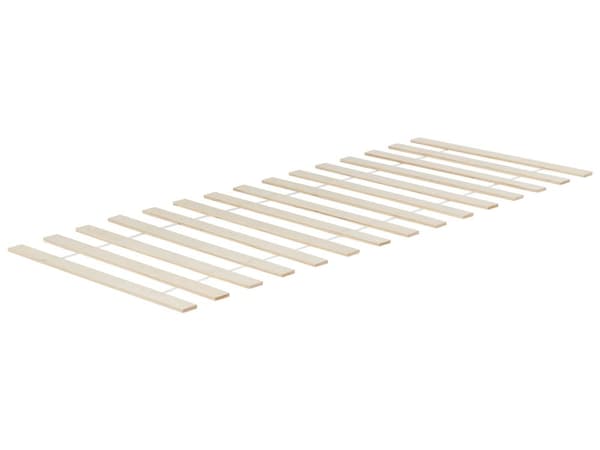 Enkel Sängram Grå Furu 90 x 200 cm Bottenplatta Modern Skandinavisk Stil Sovrum