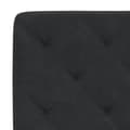 Miniatyrbillede 5 af 11: vidaXL seng med madras 140x200 cm velour sort