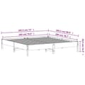 Miniatyrbillede 8 af 9: vidaXL sengeramme uden madras 180x200 cm massivt fyrretræ gyldenbrun