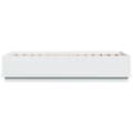 Miniatyrbilde 7 av 11: vidaXL Sengeramme med LED-lys hvit 75x190 cm konstruert tre