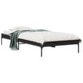 Miniatyrbilde 9 av 9: vidaXL Sengeramme svart 90x190 cm konstruert tre og metall