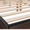 Miniatyrbilde 6 av 9: vidaXL Sengeramme brun eik 150x200 cm konstruert tre og metall