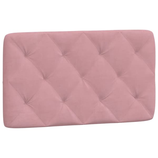 vidaXL sengeramme med LED-lys 80x200 cm velour pink