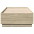 Miniatyrbilde 3 av 9: vidaXL Sengeramme sonoma eik 90x200 cm konstruert tre