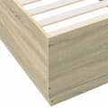 Miniatyrbilde 6 av 9: vidaXL Sengeramme sonoma eik 90x200 cm konstruert tre
