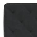 Miniatyrbillede 5 af 11: vidaXL seng med madras 160x200 cm velour sort