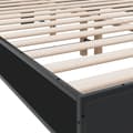 Miniatyrbilde 6 av 9: vidaXL Sengeramme svart 140x190 cm konstruert tre og metall