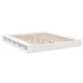 Miniatyrbilde 5 av 10: vidaXL Sengeramme hvit 200x200 cm konstruert tre