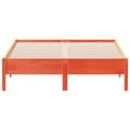 Miniatyrbilde 3 av 9: vidaXL Sengeramme uten madrass voksbrun 140x190 cm heltre furu