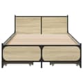 Pikkukuva 3 / 10: vidaXL Sängynrunko laatikoilla Sonoma-tammi 75x190 cm tekninen puu