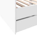 Miniatyrbillede 6 af 10: vidaXL daybed med skuffer 90x200 cm konstrueret træ hvid